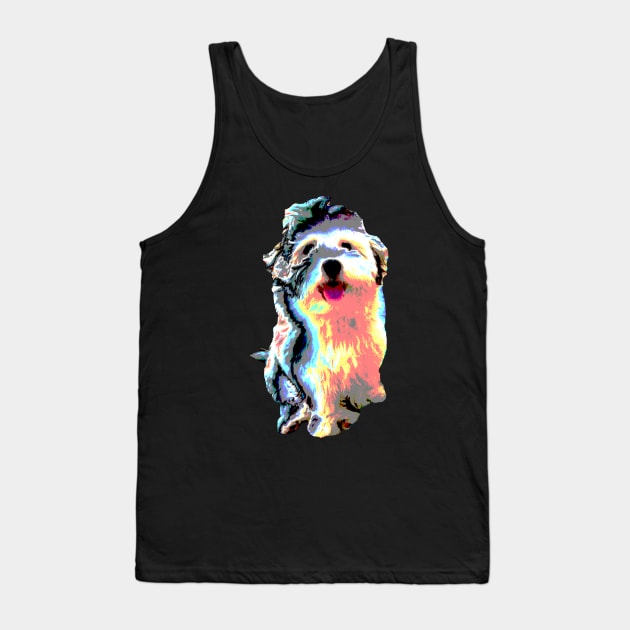 cute havanese dog puppy, bolonka for dog lovers Tank Top by rh_naturestyles